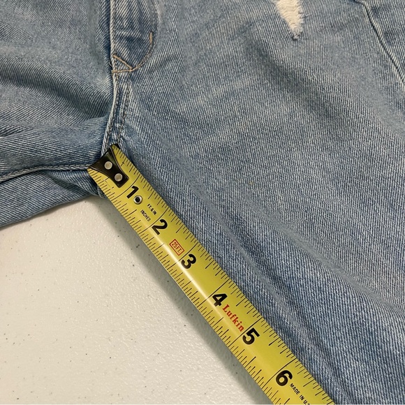 Lovers + Friends Logan High Rise Tapered Distressed Jeans 23 - Picture 13 of 15